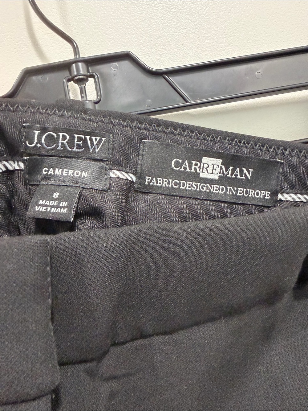 J.Crew Cameron Pant Black Size 8 NWT Four Season Stretch - Picture 10 of 12
